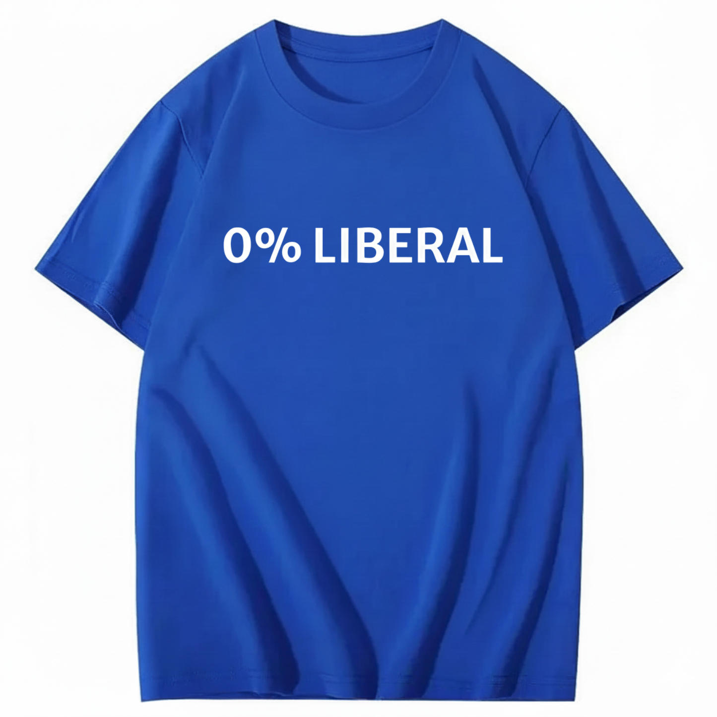 0% LIBERAL T - SHIRT (FRONT PRINT)