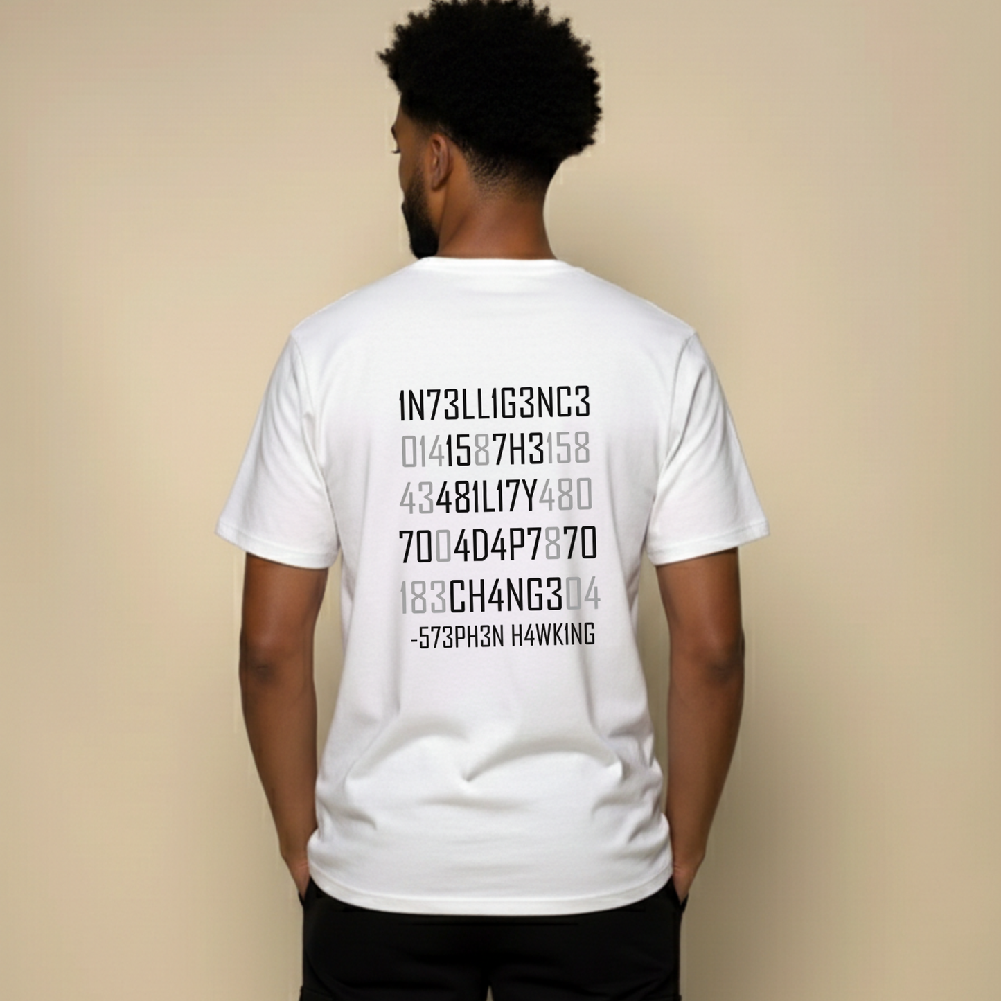 Stephen Hawking Quote Shirt – Coded Intelligence Tee T- Shirt
