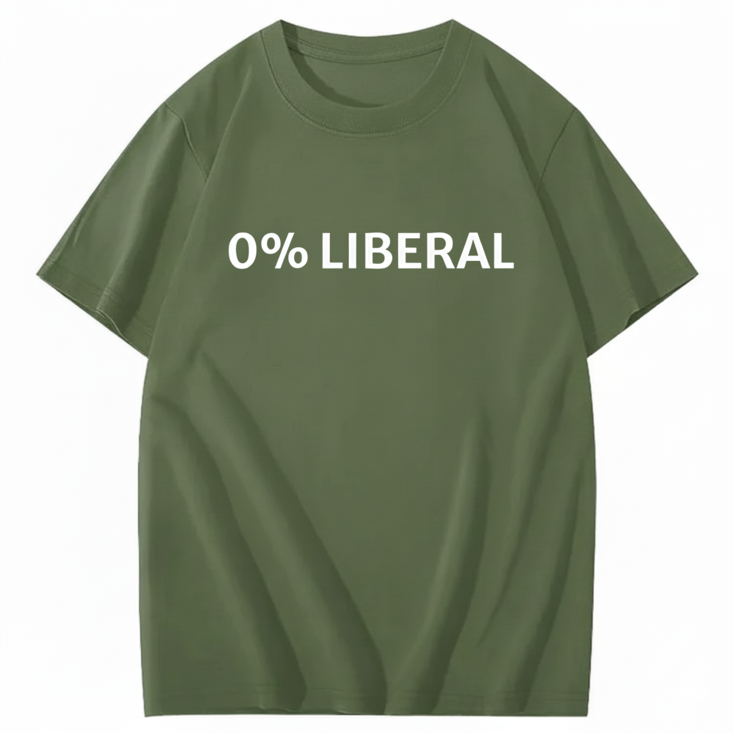 0% LIBERAL T - SHIRT (FRONT PRINT)
