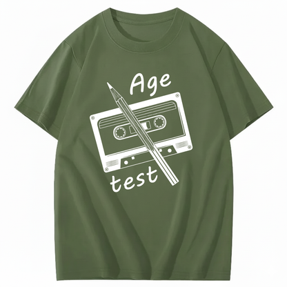 AGE TEST T - SHIRT (FRONT PRINT)