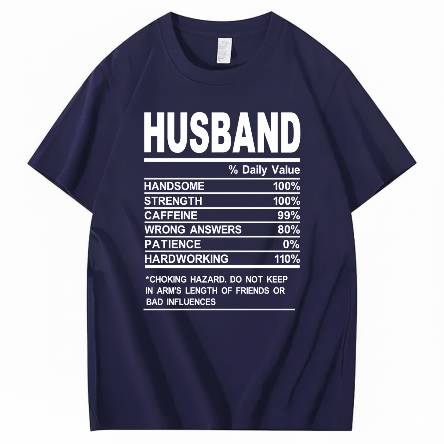 HUSBAND T - SHIRT (FRONT PRINT)