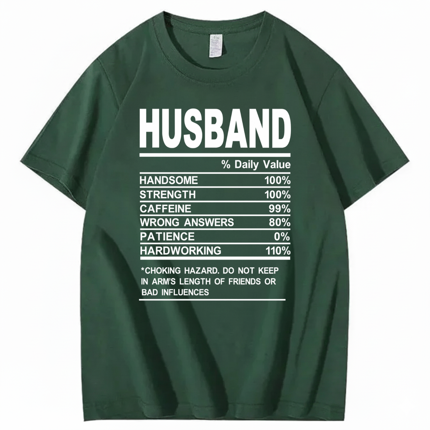 HUSBAND T - SHIRT (FRONT PRINT)