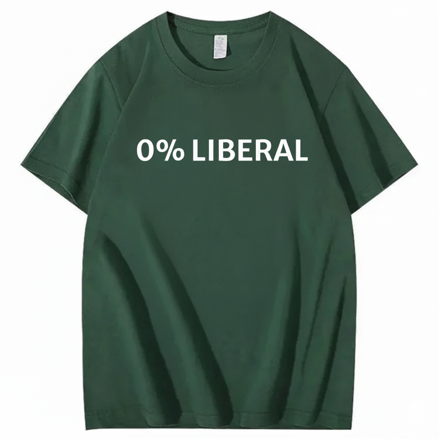 0% LIBERAL T - SHIRT (FRONT PRINT)