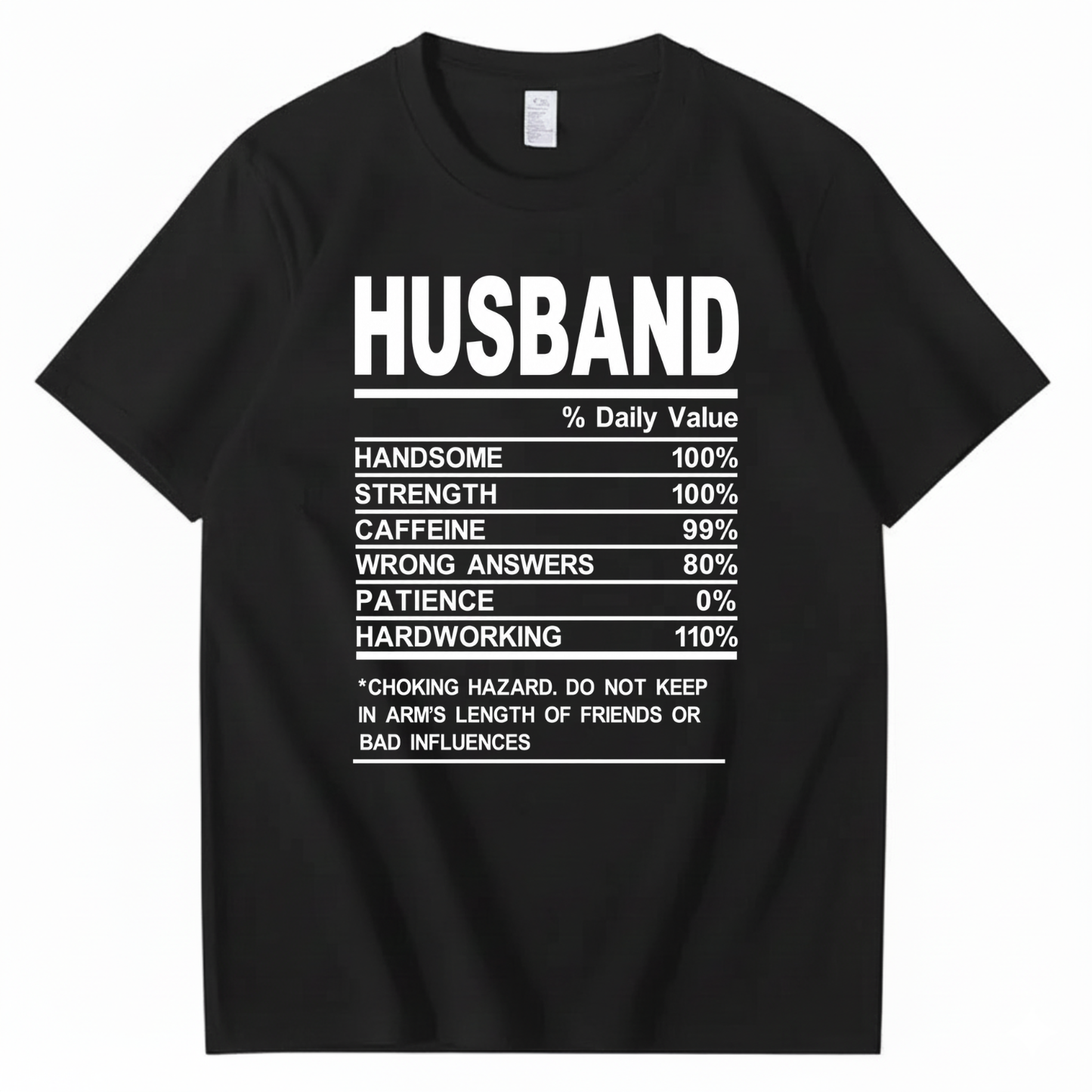 HUSBAND T - SHIRT (FRONT PRINT)