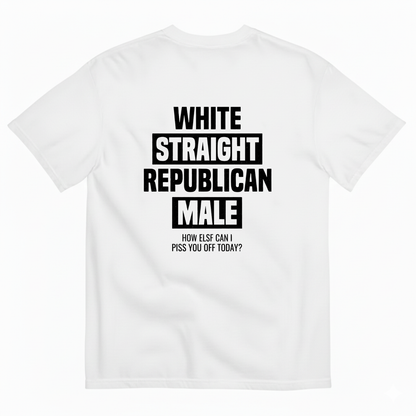 White Straight Republican Male T- Shirt