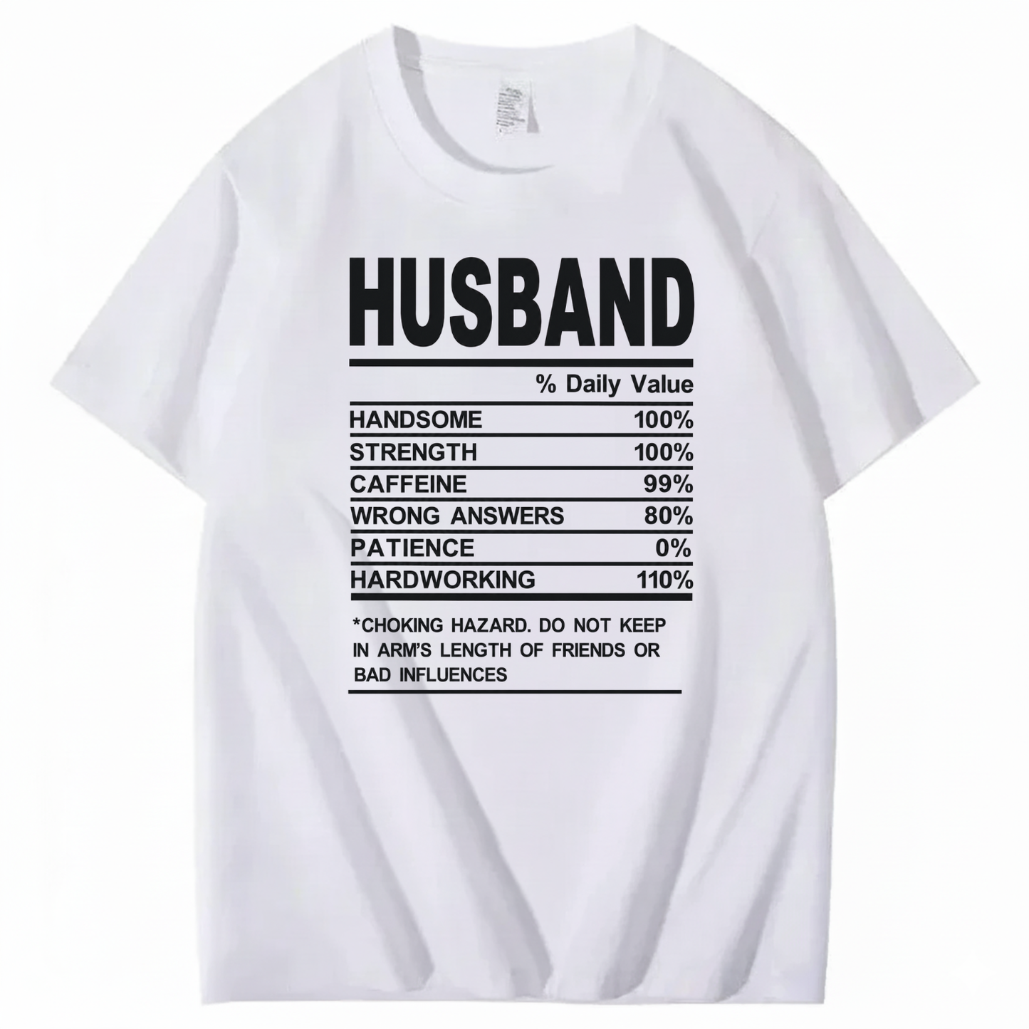 HUSBAND T - SHIRT (FRONT PRINT)