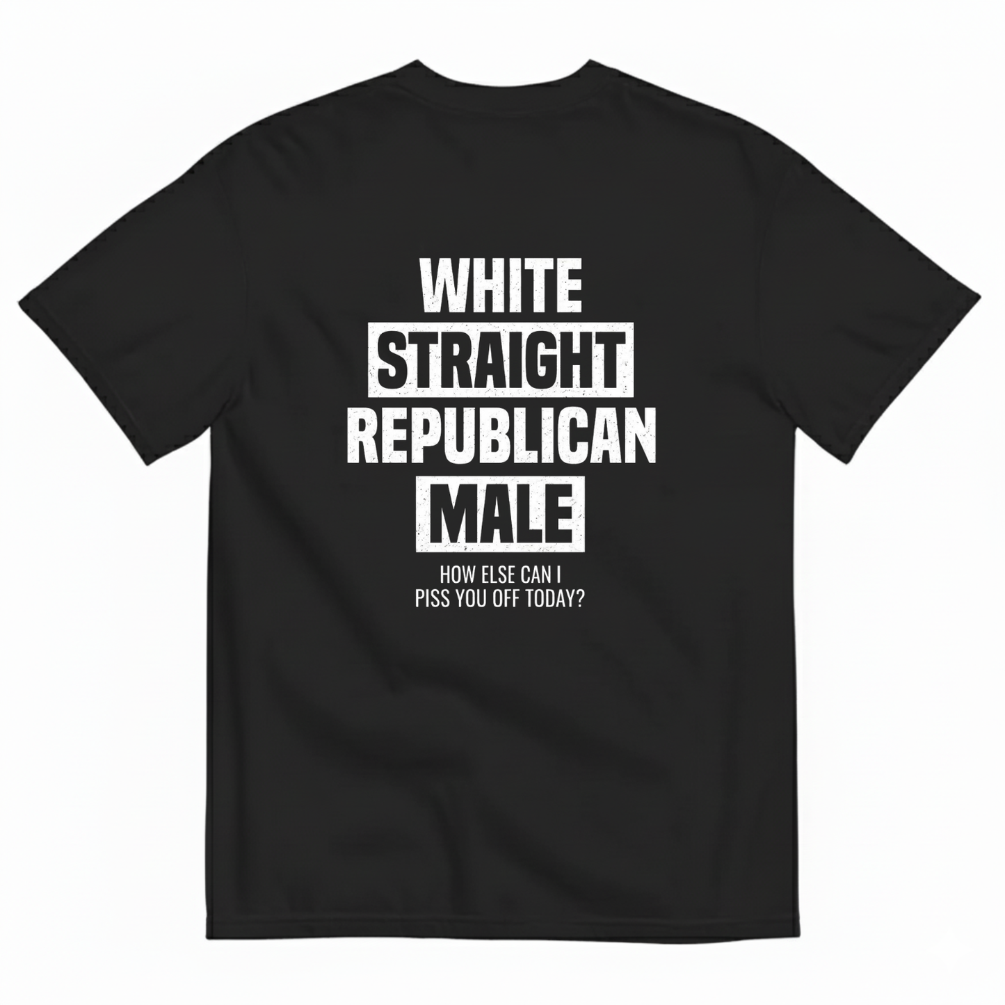 White Straight Republican Male T- Shirt