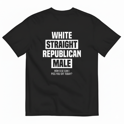 White Straight Republican Male T- Shirt
