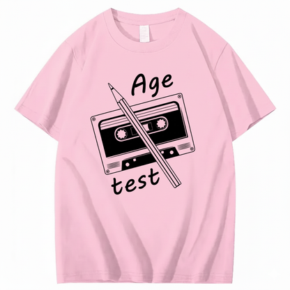 AGE TEST T - SHIRT (FRONT PRINT)