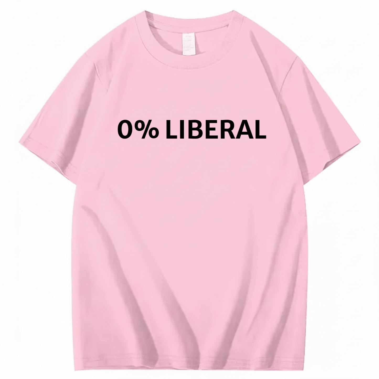 0% LIBERAL T - SHIRT (FRONT PRINT)