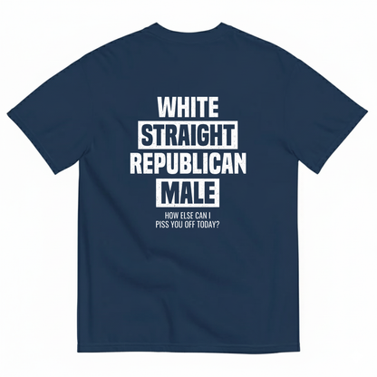 White Straight Republican Male T- Shirt