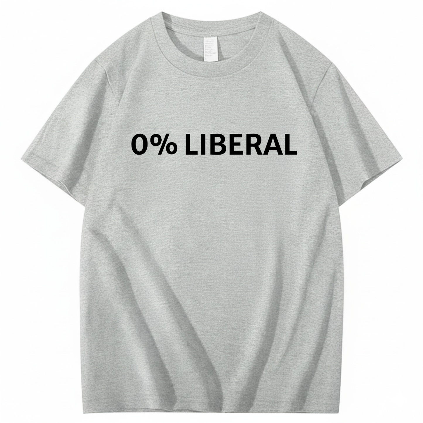0% LIBERAL T - SHIRT (FRONT PRINT)