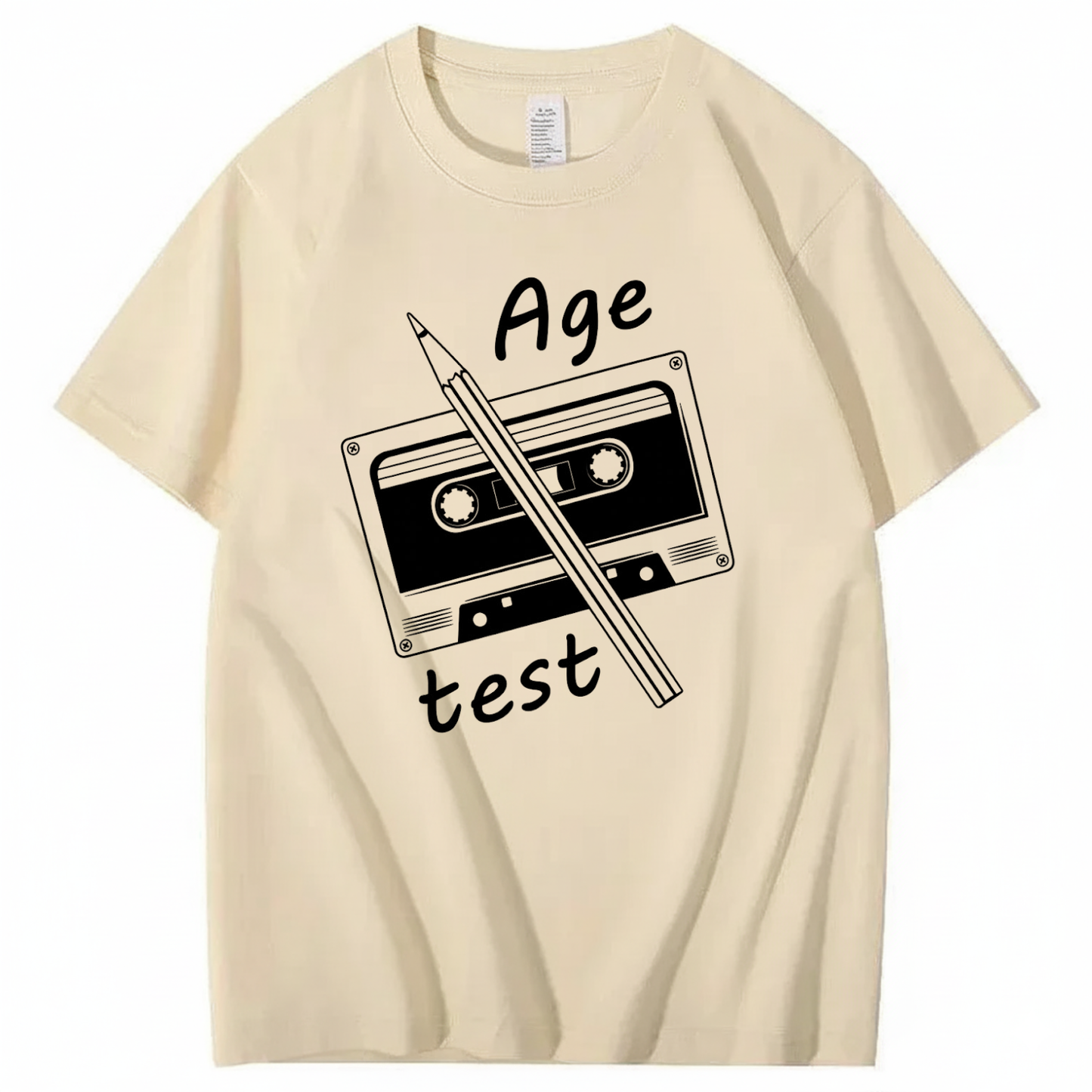 AGE TEST T - SHIRT (FRONT PRINT)