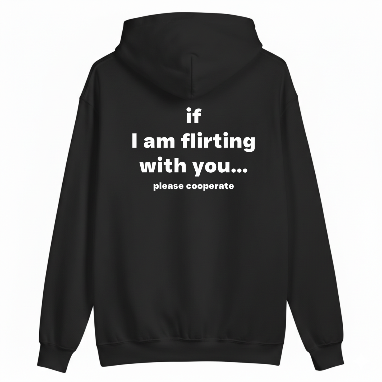 if I am flirting with you... please cooperate Hoodie