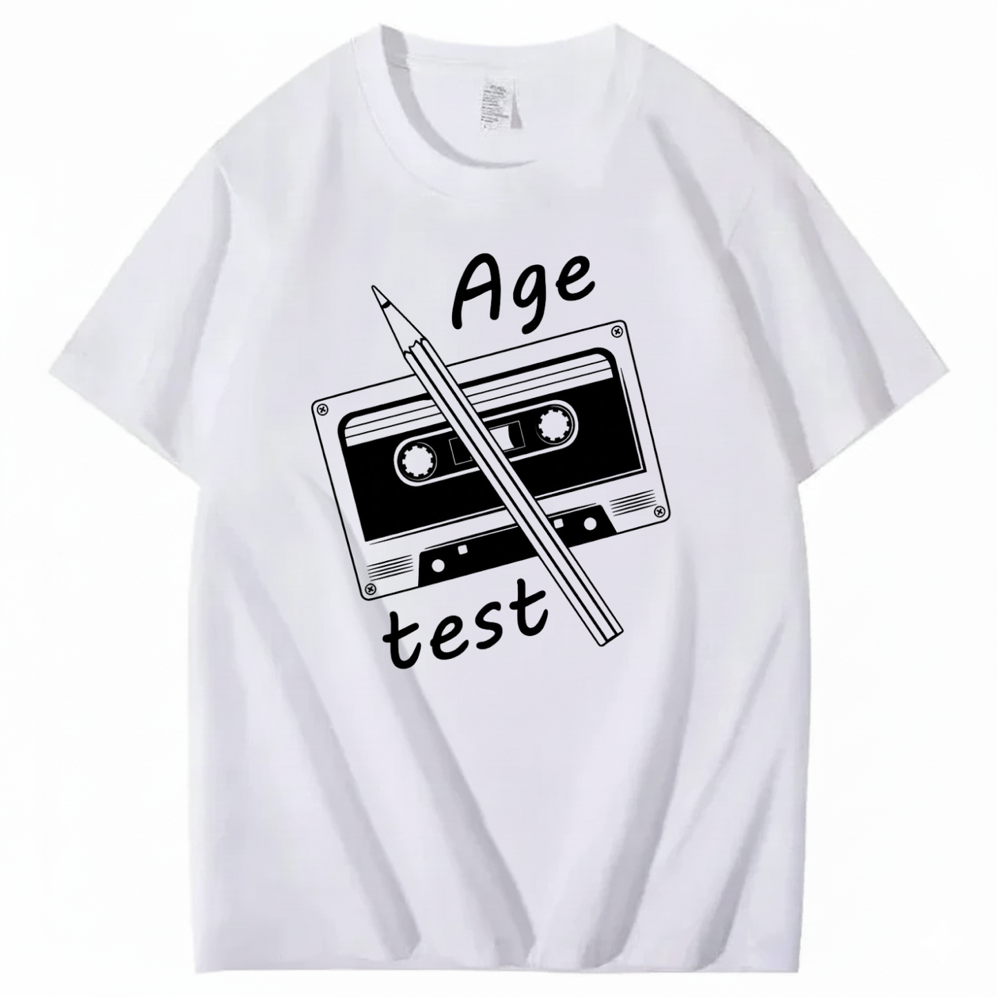 AGE TEST T - SHIRT (FRONT PRINT)