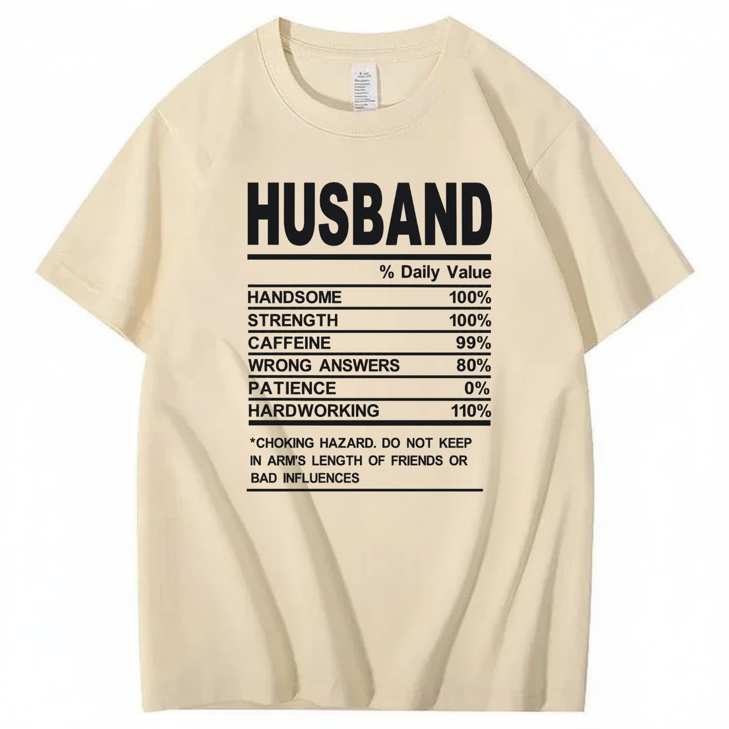 HUSBAND T - SHIRT (FRONT PRINT)