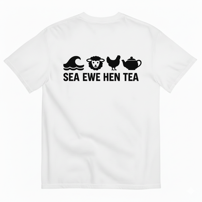 SEA EWE HEN TEA T-SHIRT (BACK PRINT)