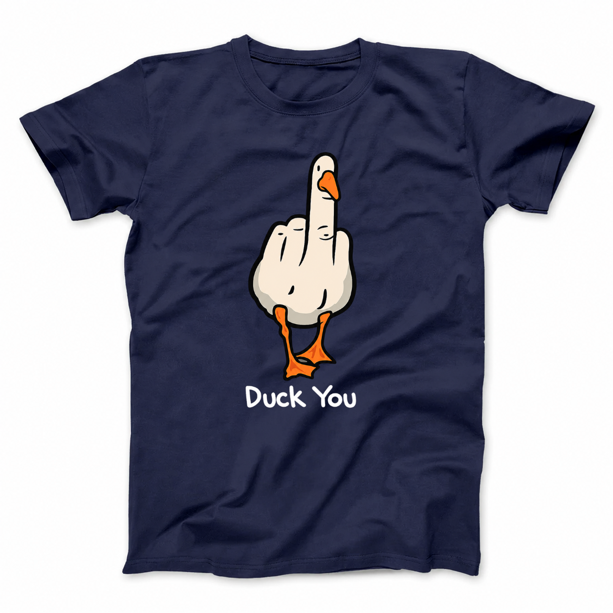 DUCK YOU T - SHIRT (FRONT PRINT)