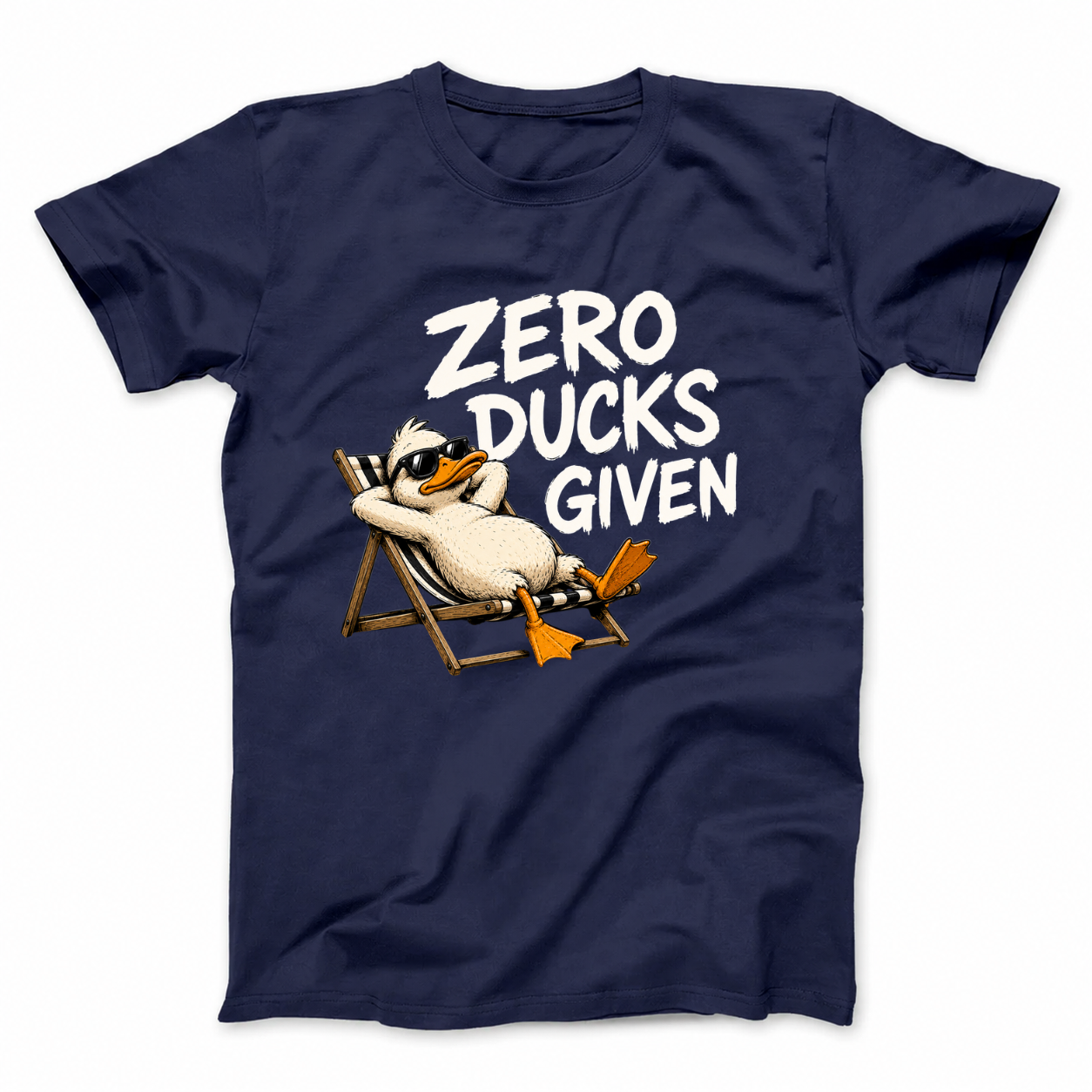 ZERO DUCKS GIVEN T - SHIRT (FRONT PRINT)