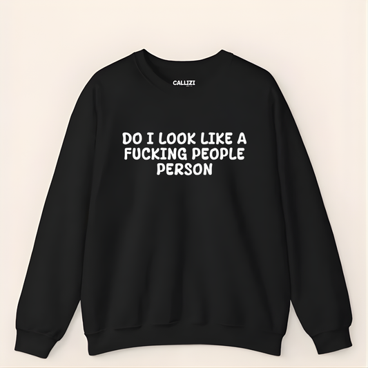 “Do I Look Like A People Person” Funny Anti-Social Top