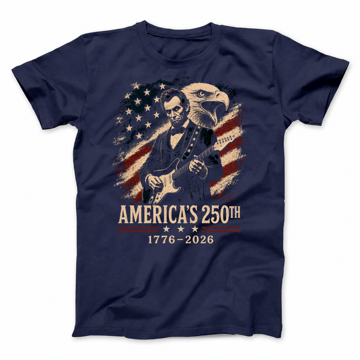AMERICA'S 250TH T - SHIRT (FRONT PRINT)