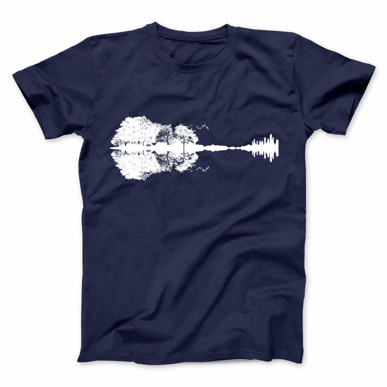 FOREST GUITAR T - SHIRT (FRONT PRINT)