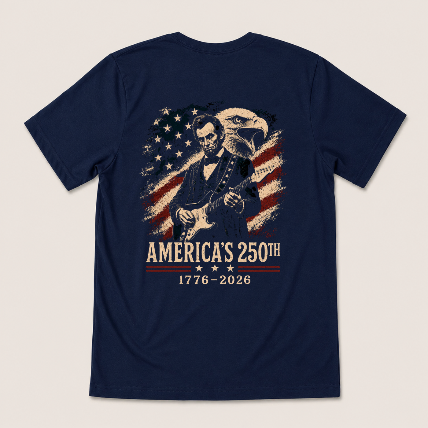 AMERICA'S 250TH 1776–2026 T-SHIRT (BACK PRINT)