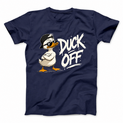 DUCK OFF T - SHIRT (FRONT PRINT)