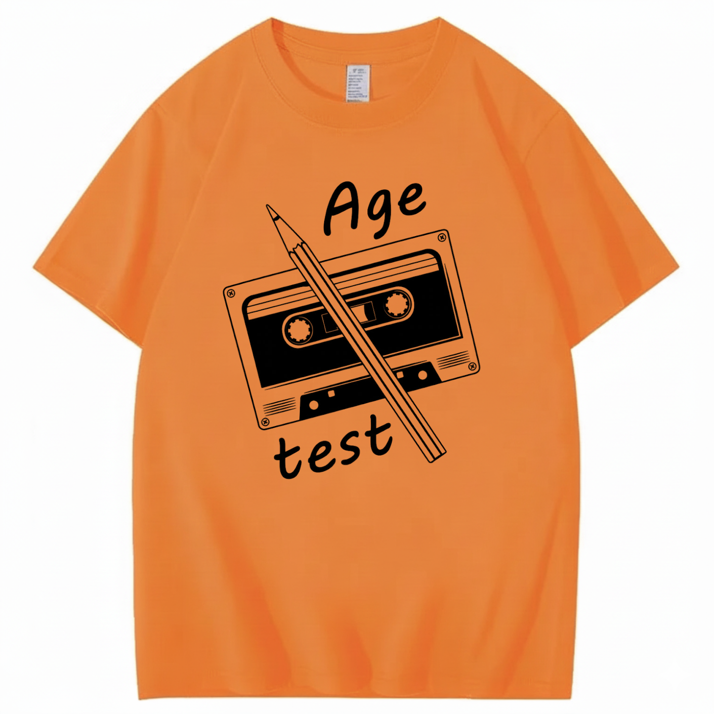 AGE TEST T - SHIRT (FRONT PRINT)