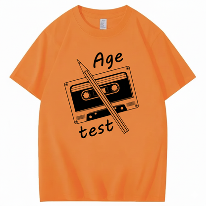 AGE TEST T - SHIRT (FRONT PRINT)