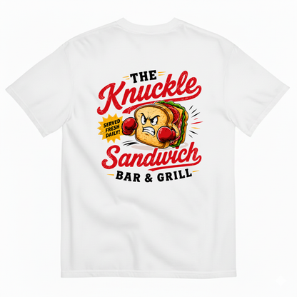 THE KNUCKLE SANDWICH BAR & GRILL T-SHIRT (BACK PRINT)