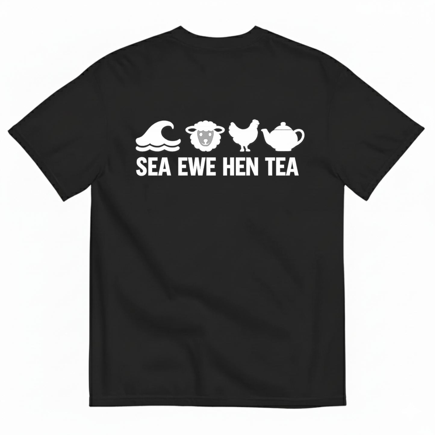 SEA EWE HEN TEA T-SHIRT (BACK PRINT)