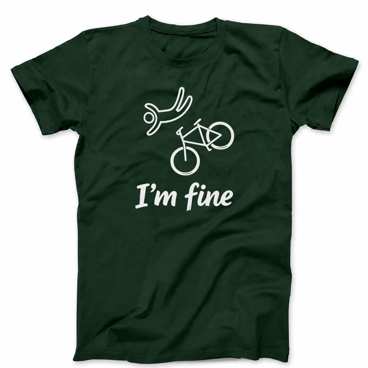 I'M FINE T - SHIRT (FRONT PRINT)