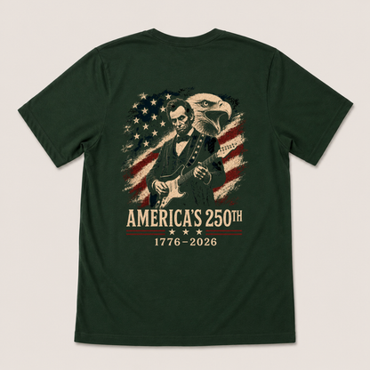 AMERICA'S 250TH 1776–2026 T-SHIRT (BACK PRINT)