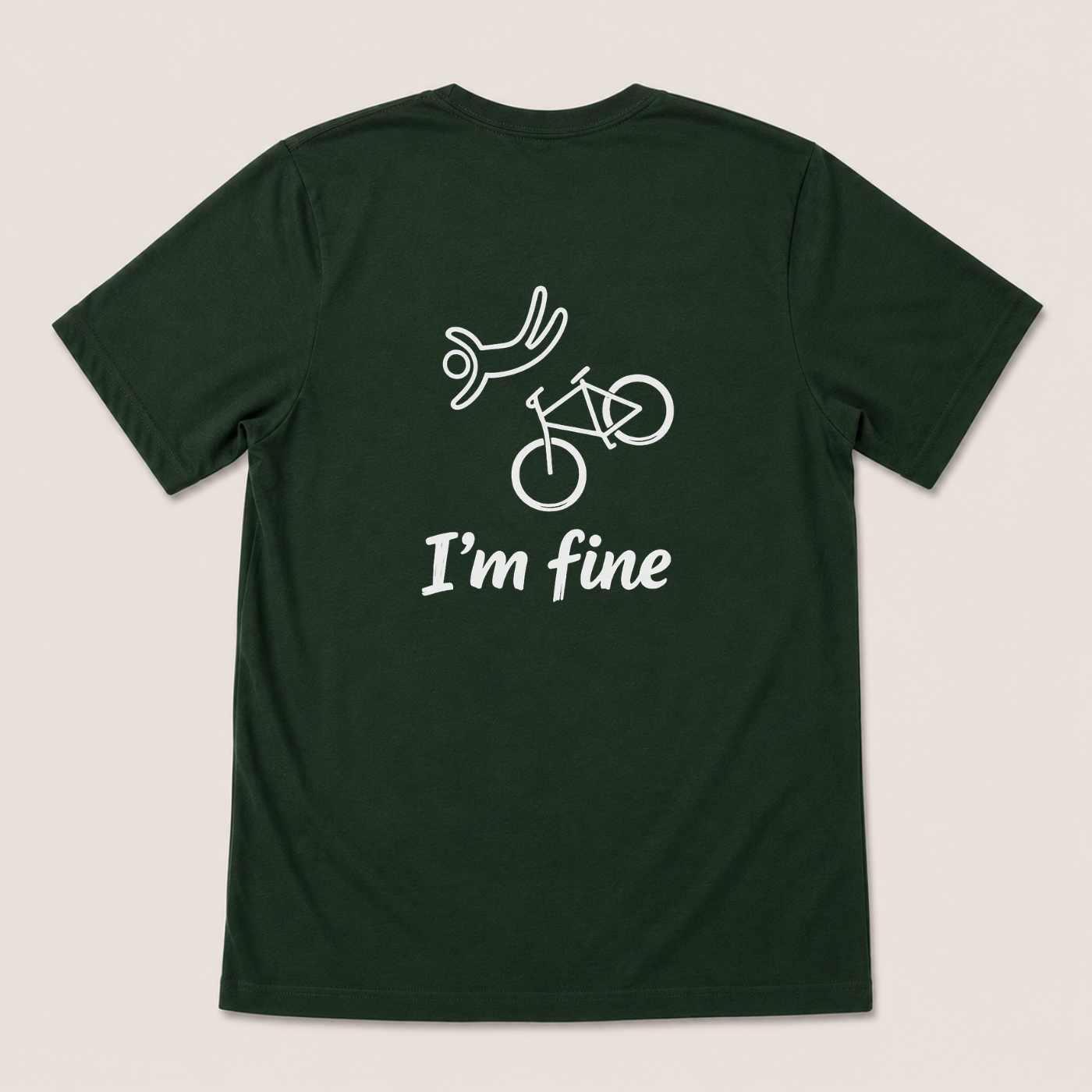 I'M FINE T-SHIRT (BACK PRINT)