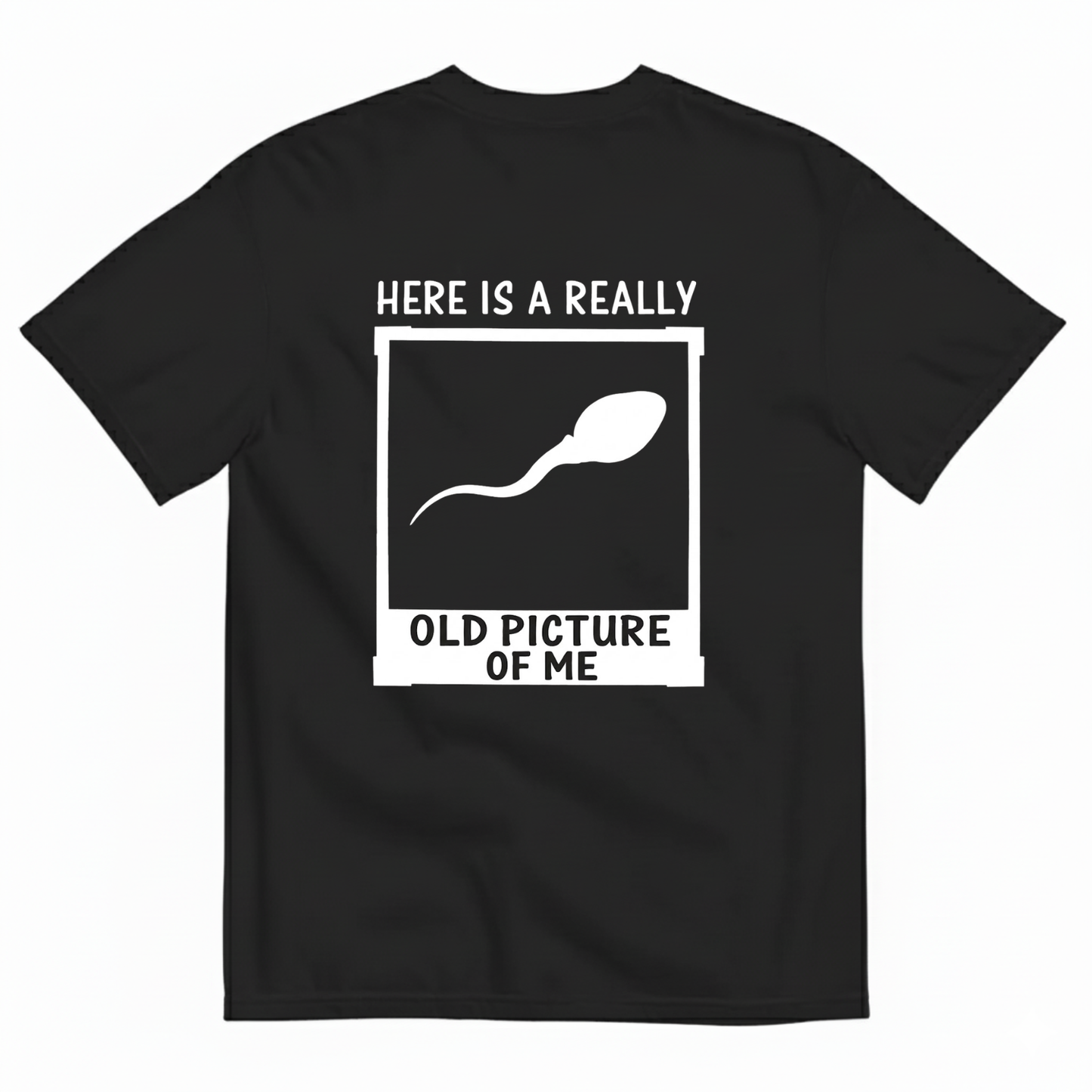 HERE IS A REALLY OLD PICTURE OF ME  T-SHIRT (BACK PRINT)