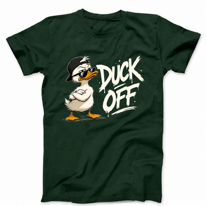 DUCK OFF T - SHIRT (FRONT PRINT)