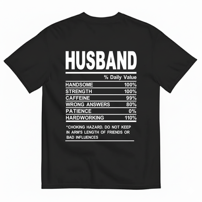 HUSBAND T-SHIRT (BACK PRINT)