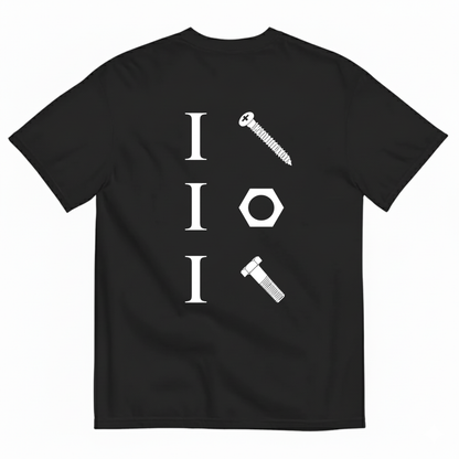 I + SCREW + NUT + BOLT T-SHIRT (BACK PRINT)