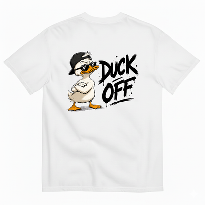 DUCK OFF T-SHIRT (BACK PRINT)