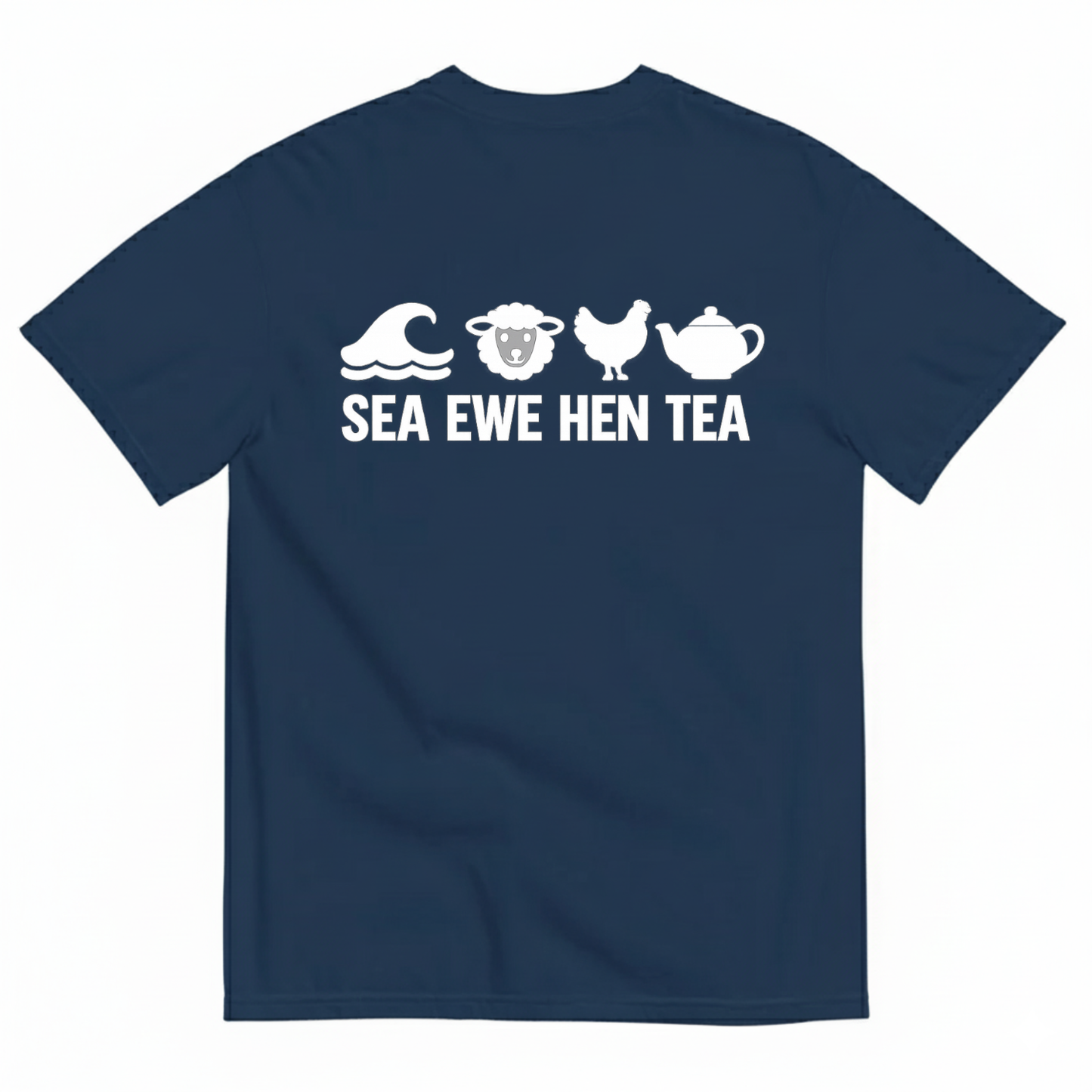 SEA EWE HEN TEA T-SHIRT (BACK PRINT)