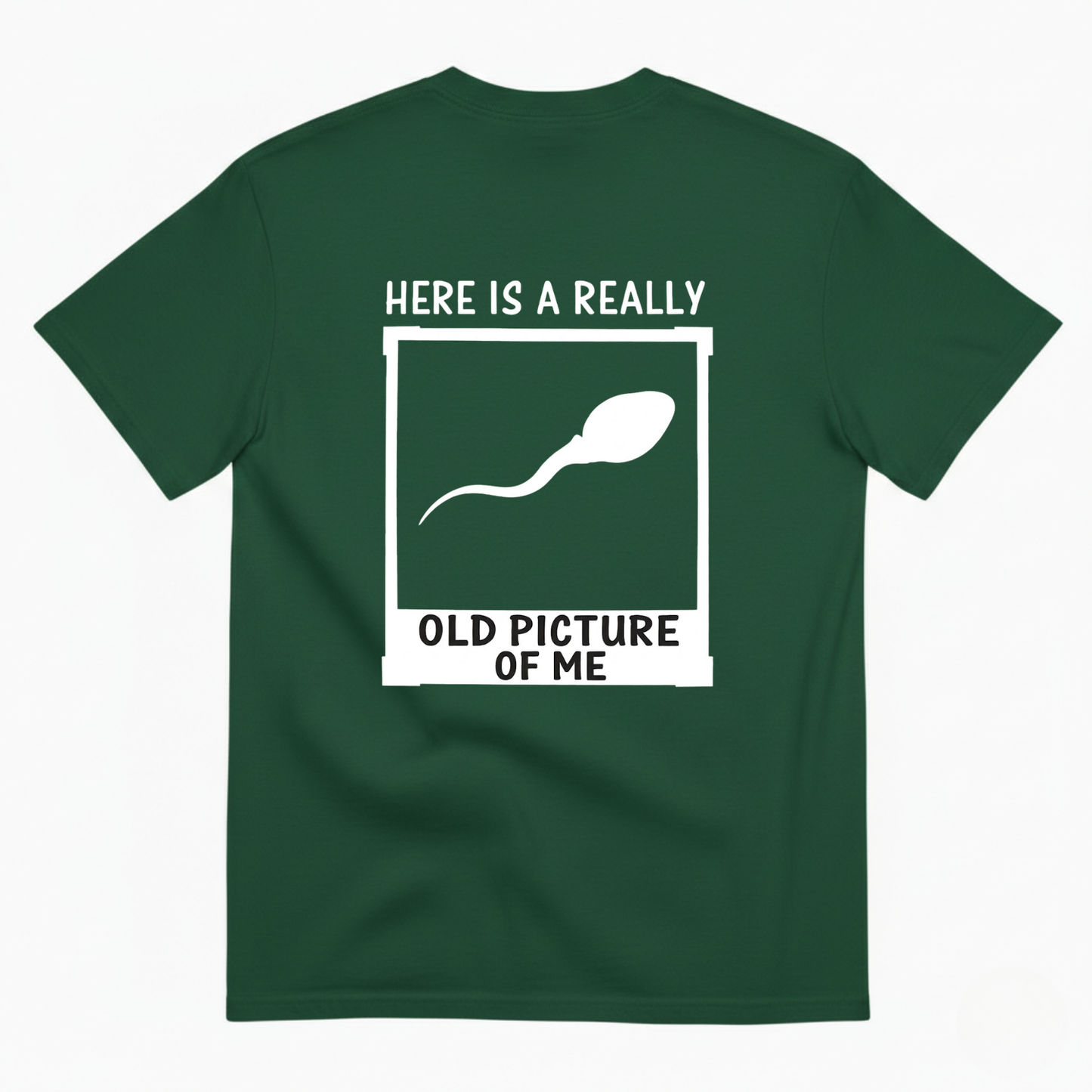 HERE IS A REALLY OLD PICTURE OF ME  T-SHIRT (BACK PRINT)