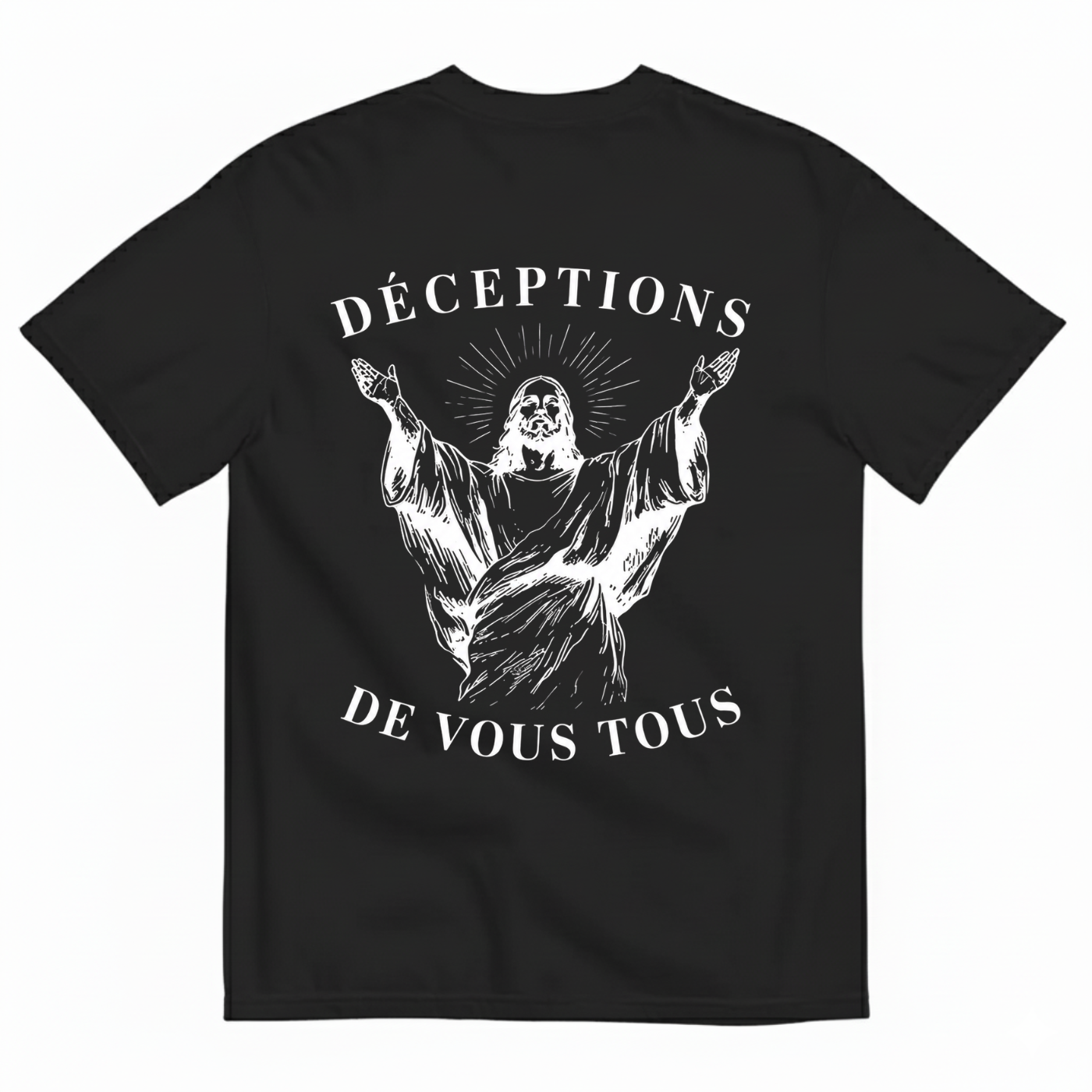 DÉCEPTIONS DE VOUS TOUS T-SHIRT (BACK PRINT)
