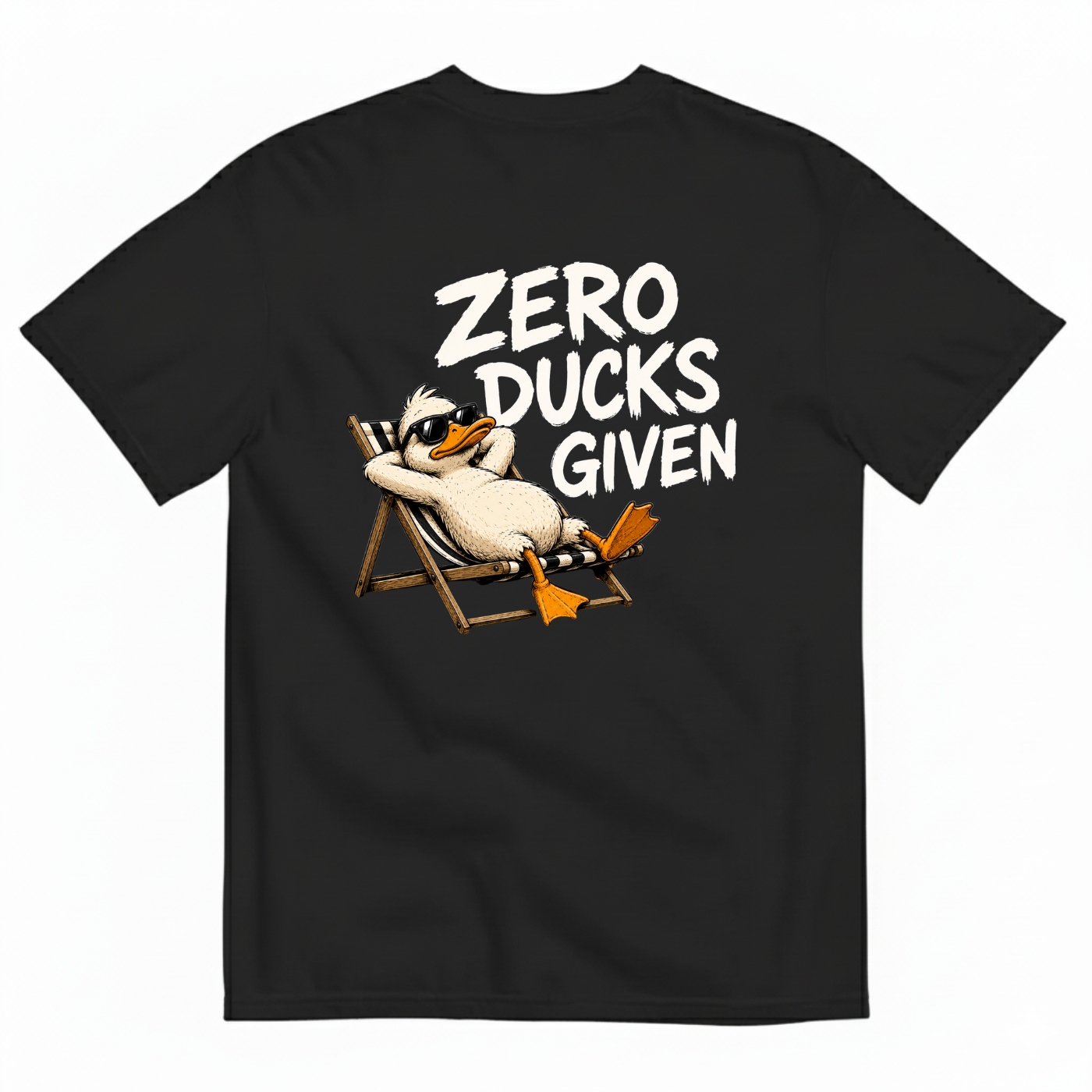 ZERO DUCKS GIVEN T-SHIRT (BACK PRINT)