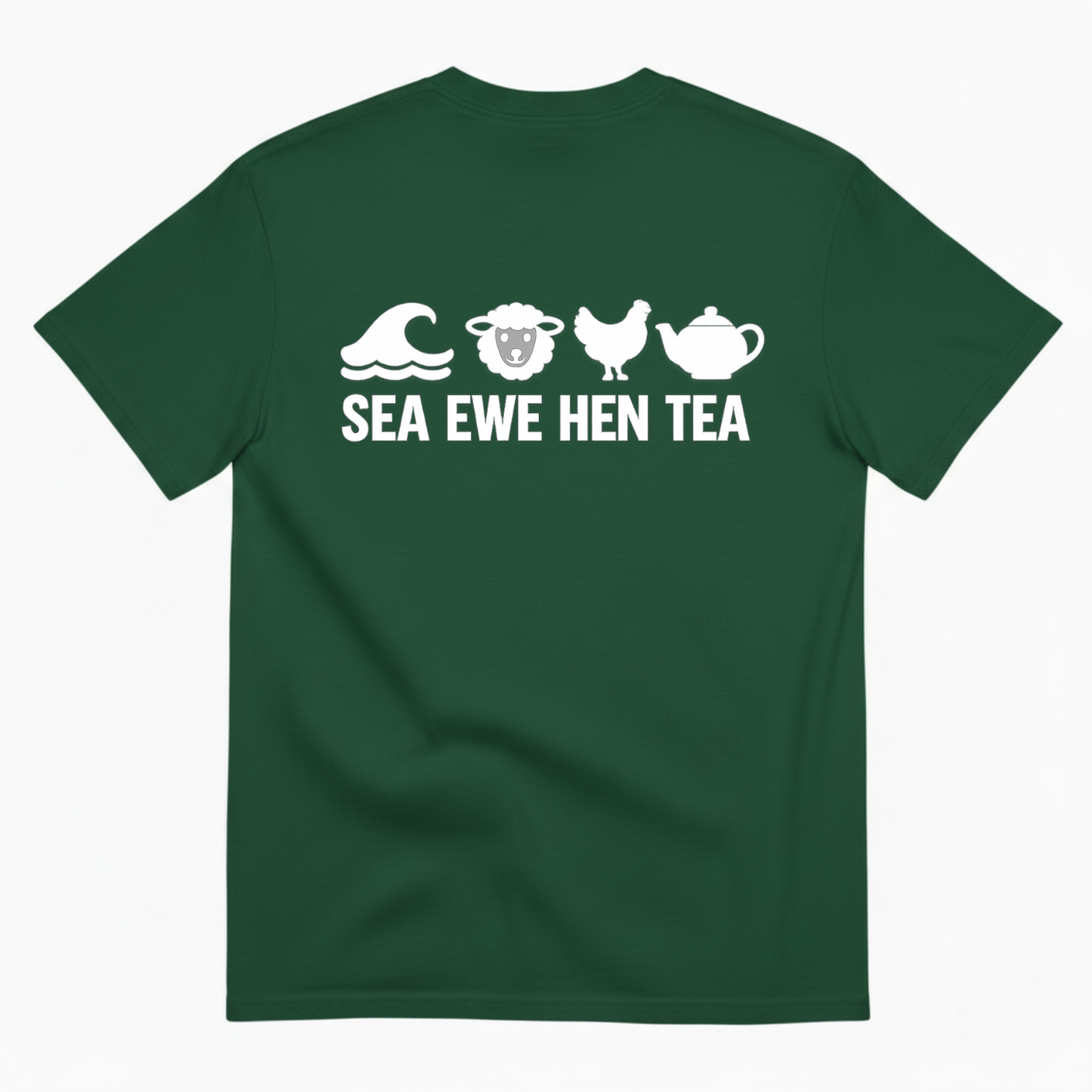 SEA EWE HEN TEA T-SHIRT (BACK PRINT)