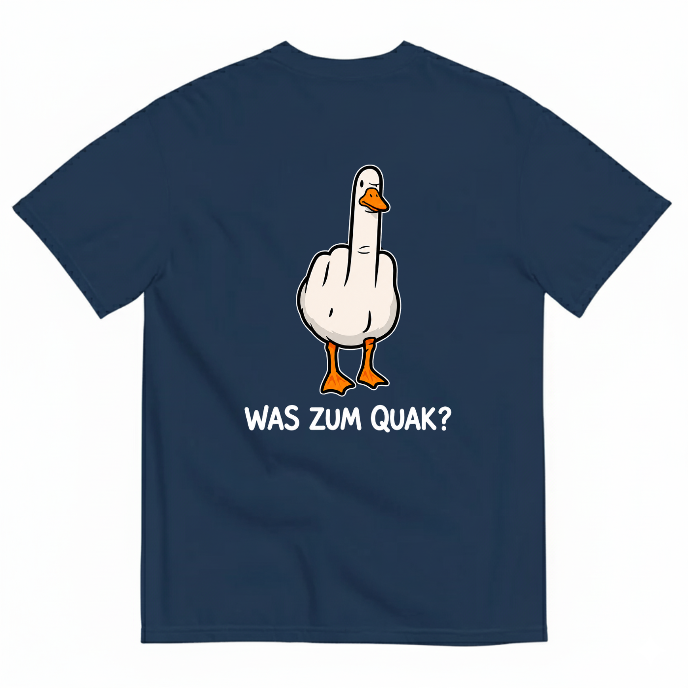 WAS ZUM QUAK? T-SHIRT (BACK PRINT)