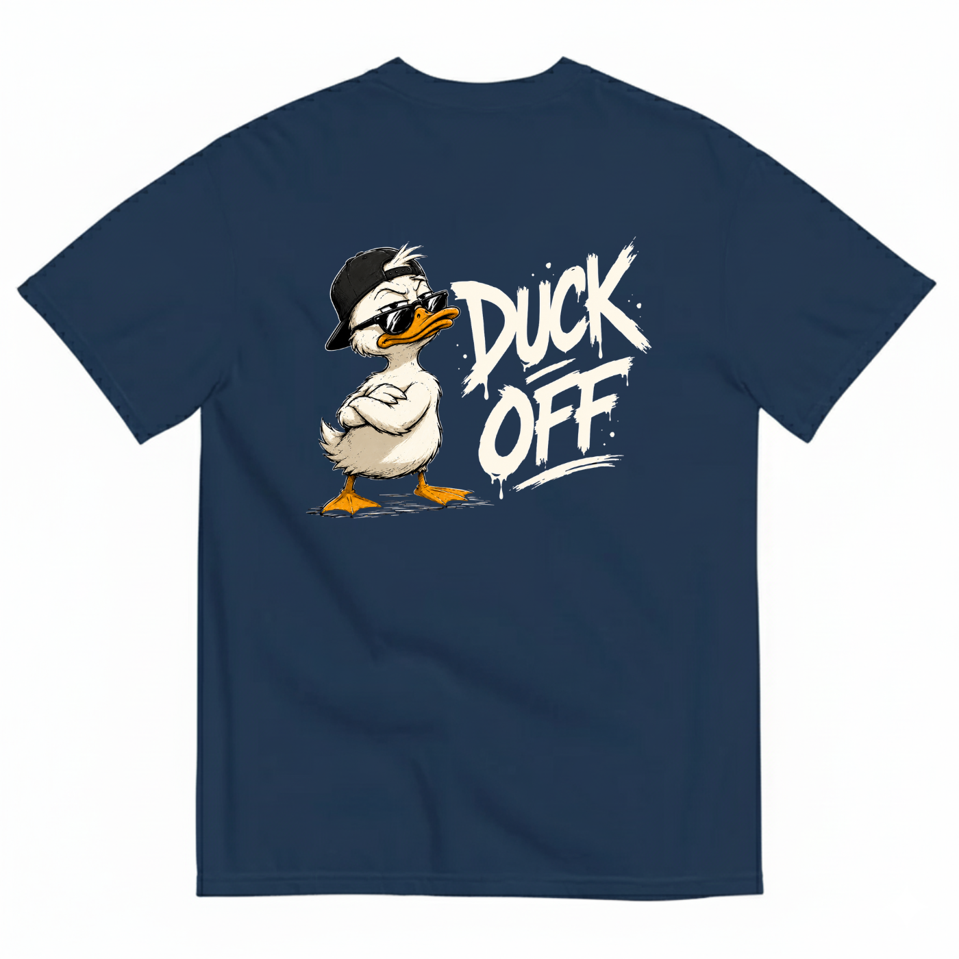 DUCK OFF T-SHIRT (BACK PRINT)
