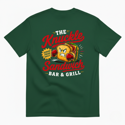 THE KNUCKLE SANDWICH BAR & GRILL T-SHIRT (BACK PRINT)