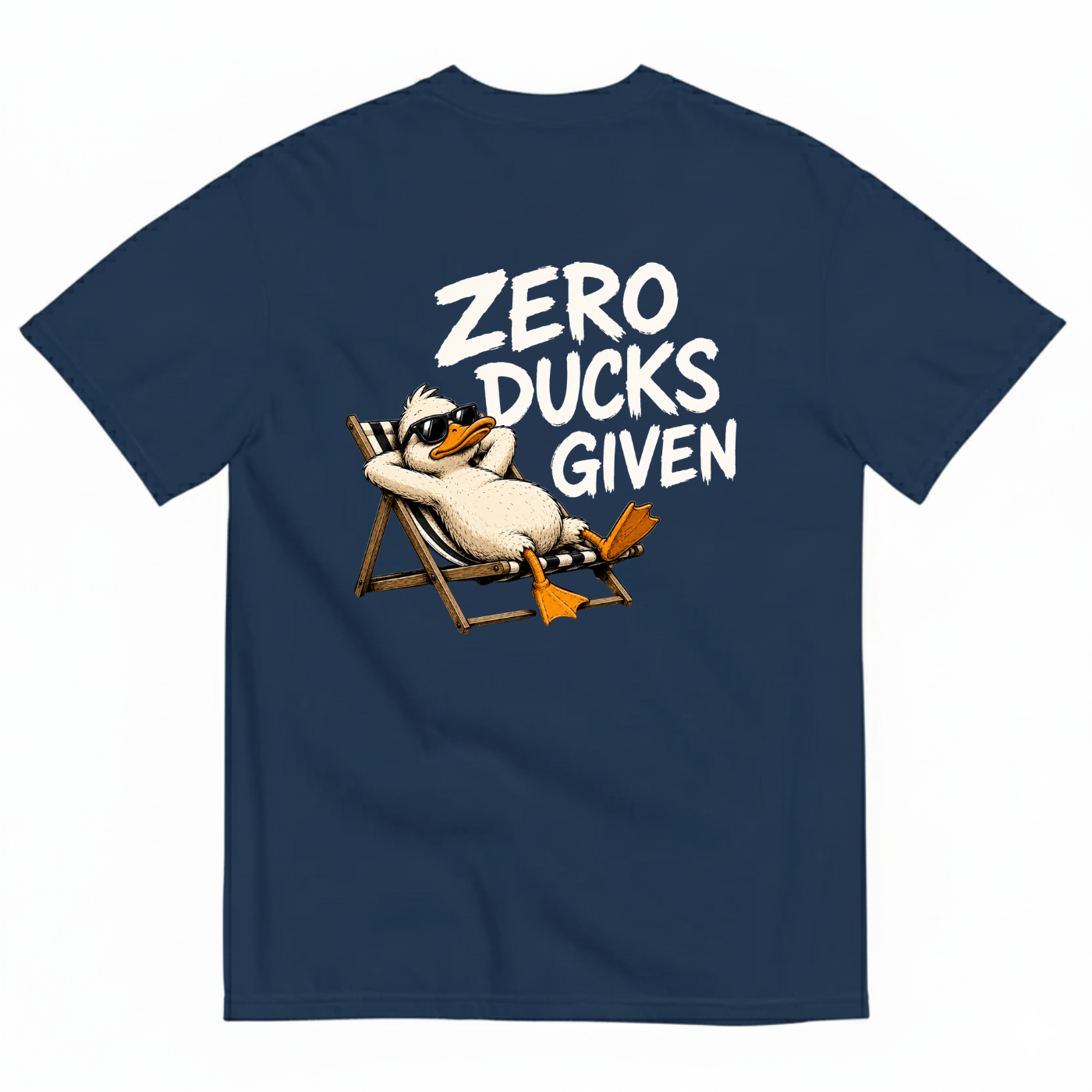 ZERO DUCKS GIVEN T-SHIRT (BACK PRINT)