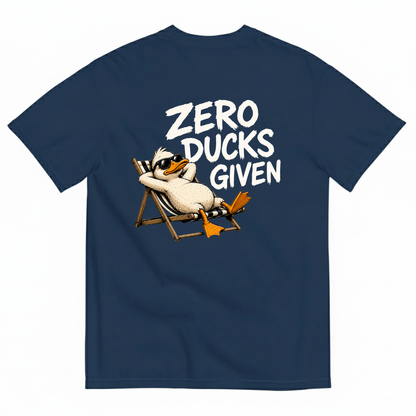 ZERO DUCKS GIVEN T-SHIRT (BACK PRINT)
